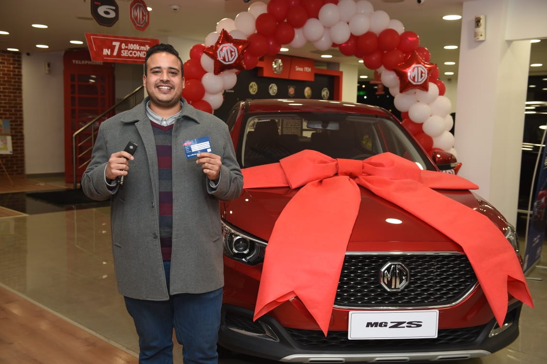  MG تعلن عن الفائز بسيارة MG ZS في مسابقة جربها وإكسبها